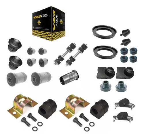 Kit Buchas Suspensao Dianteira Opala Caravan Com Axios ./79