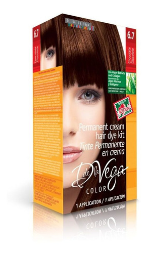 Imagen 1 de 9 de Tinte Permanente En Crema, 6.7 Chocolate Pc