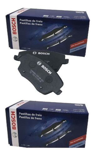 Kit Pastilha De Freio Dianteira E Traseira Original Bosch Citroen Ds3 2013 2014 2015 2016 2017 2018 2019