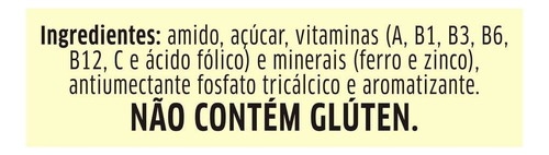 Mingau Cremogema Baunilha Tradicional - 180g Embalagem Com 4