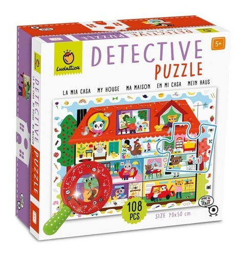  Detective Puzzle En Mi Casa 108 Piezas - Ludattica 