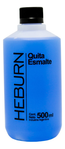 Heburn Quitaesmalte Para Esmalte Tradicional Uñas 500ml