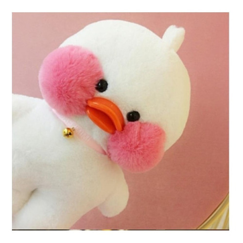 Imagen 3 de 10 de Peluche De Pato Amarillo Lalafanfan Kawaii