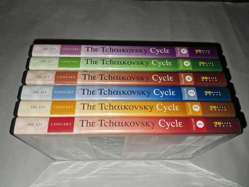 Box C/ 6 Dvd Tchaikovsky: Sinfonia 1,2,3,4,5 E 6. Ciclo. Edição Limitada