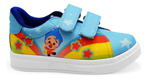 Tenis Payaso Plim Plim Azul Velcro Niño Y Niña