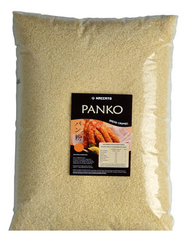 Panko Blanco 2 Kg Pan Rallado Estilo Japones Marca Naccato