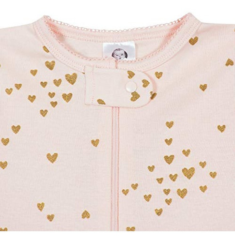 Pijama Con Pie Gerber Para Bebas De 24 Meses, 2 Piezas, Rosa