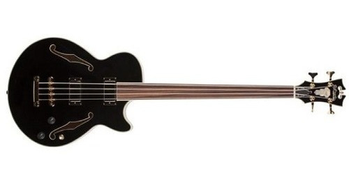 Ftm Bajo Electrico Dangelico Ex-bass Semi Hueco Fretless Est