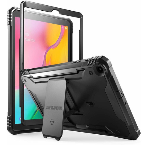 Galaxy Tab A .  Rugged Case With Kickstand, Smtt,  Full...