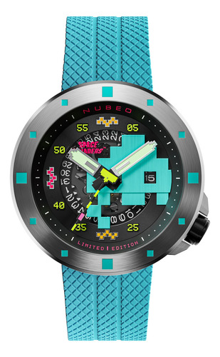 Reloj Unisex Nubeo Blaster Blue Nb-6103-02 Edición Limitada