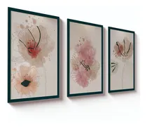 Comprar Kit 3 Quadros Decorativos 60x40 Arte Natura