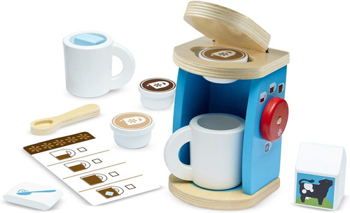 Cafetera De Juguete Madera Accesorios Melissa  Doug Nios