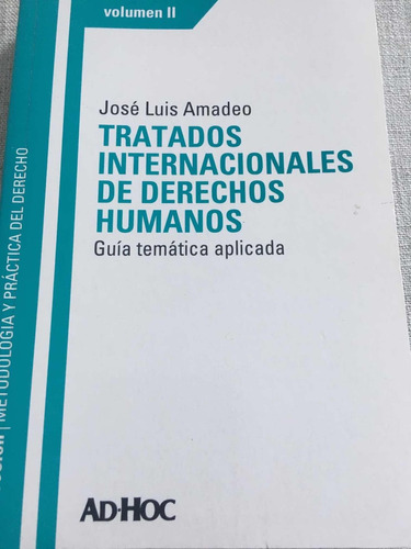 Tratados Internacionales De Derechos Humanos - Amadeo 