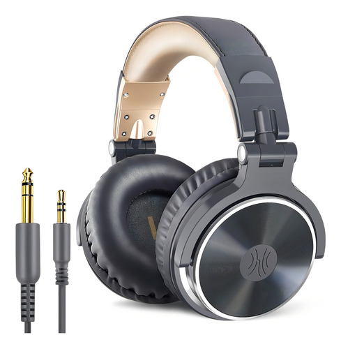 Fone De Ouvido Dj Studio Oneodio Pro-10r Profissional Bass Cor Cinza Cor da luz Não tem