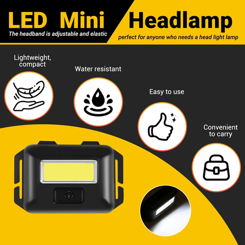 Lámpara Led Cobb, 3 Modos, A Prueba De Lluvia, Calor