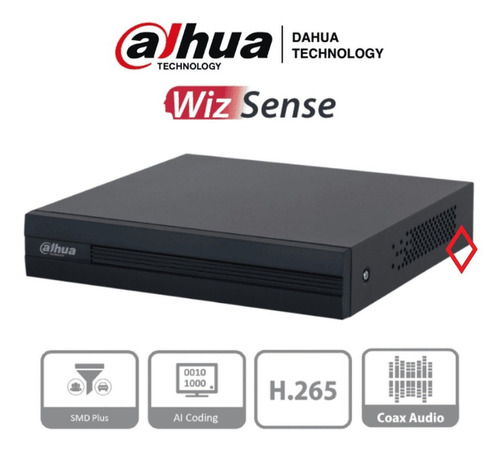 Video grabadora de vigilancia Dahua Technology XVR1B04-I de 4 canales