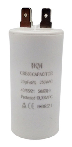 Capacitor Bomba De Agua Hkm 20 Mfd 250v