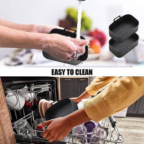 Forro De Silicona Reutilizable Para Freidora Ninja Air Fryer