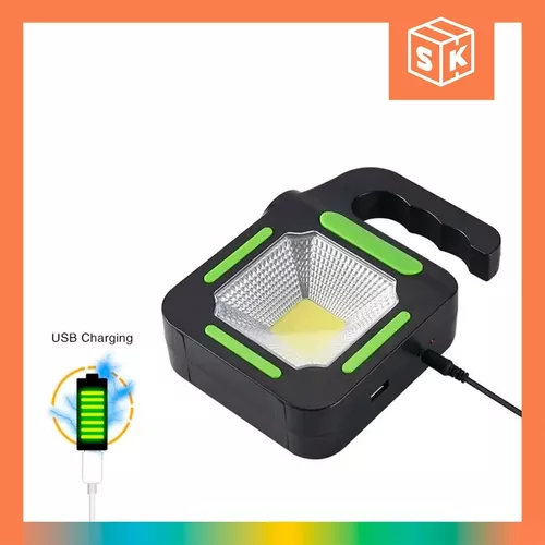 Lampara Camping Recargable Led Carga Solar Larga Vida Usb