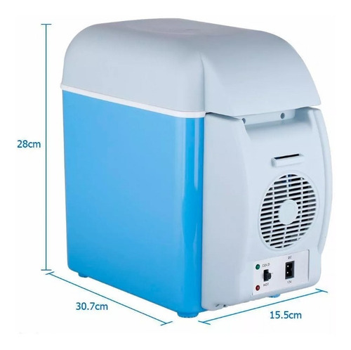 Imagen 6 de 10 de Conservadora 12v Frio Calor 7.5 Lts Iael Ve-006