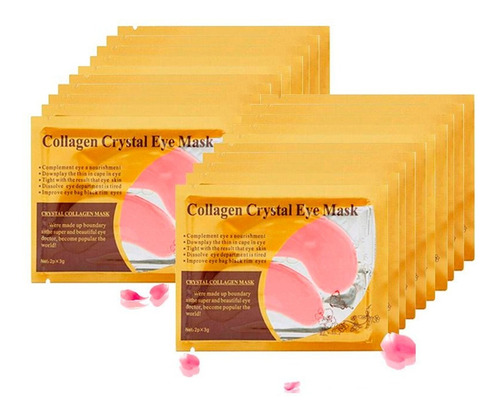 Imagen 9 de 10 de Set 20pz Parches Labios Pilaten Colageno Ojos Hidratación