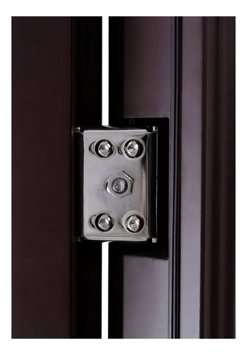 XE Seguridad puerta de seguridad XE Quatro Con Fijo S5 130-213 apertura izquierda 100% acero color chocolate