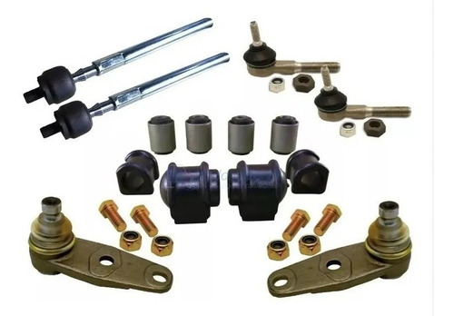 Kit Renault Express Bujes Extremos Rotulas Precaps