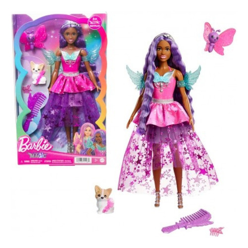 Barbie A Touch Of Magic Muñeca Brooklyn Con Accesorios