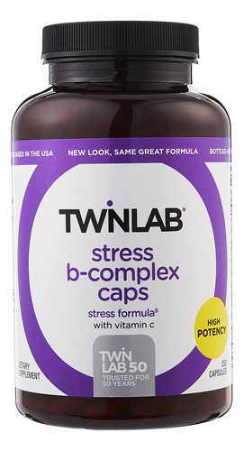 Twinlab Stress B-complex Caps 250 Cpsulas  Cpsulas Complejas