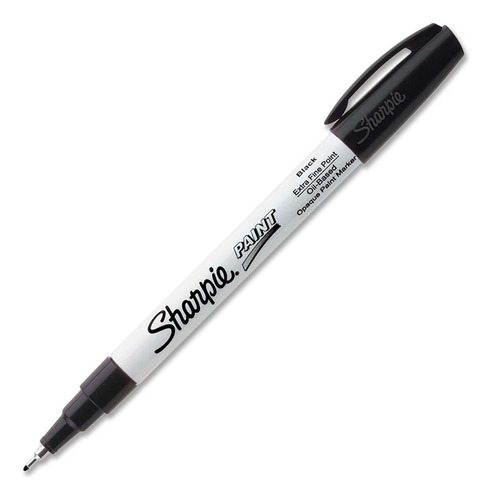 Pack 2 Marcador Sharpie Petroleo Pintura Extrafino Negro