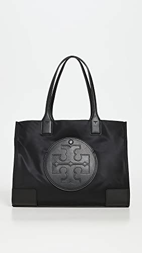 Tory Burch Ella Mini Tote Para Mujer, Negro, Talla Única