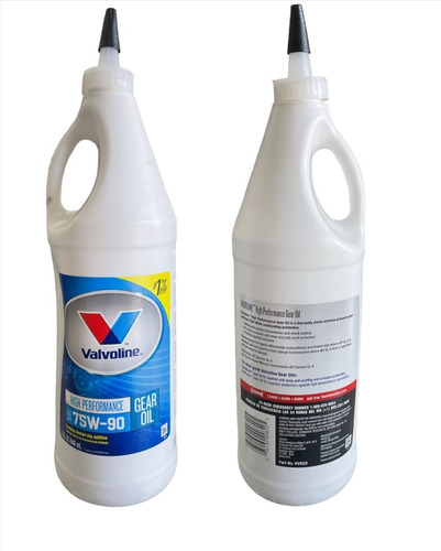 Aceite Valvoline 75w90 Gear Oil Caja Diferencial
