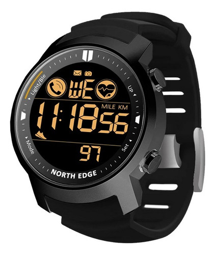 Reloj Smartwatch North Edge Lakers Apto Nado Negro