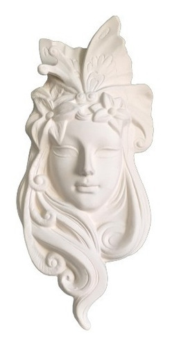 Figuras Decorativas De Cerámica Sol Y Luna, Mascara Mariposa