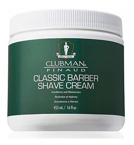 Clubman Clásico Barbero Shave Cream 16 Oz, 1 Paquete