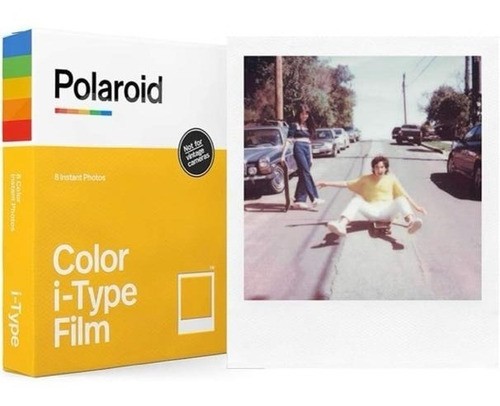 Filme Instantâneo Polaroid Color I-type - 8 Fotos