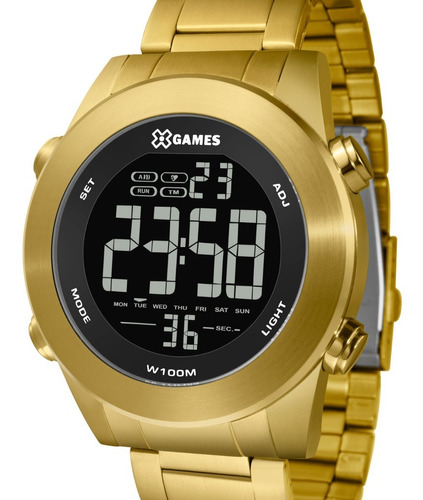 Relógio X-games Masculino Digital Dourado - Xmgsd001 Pxkx
