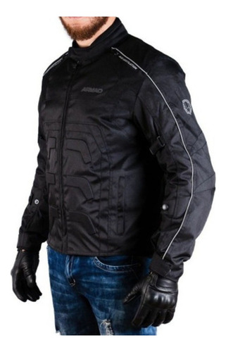 Chaqueta Armad Impermeable Con Ventilacion Para Moto