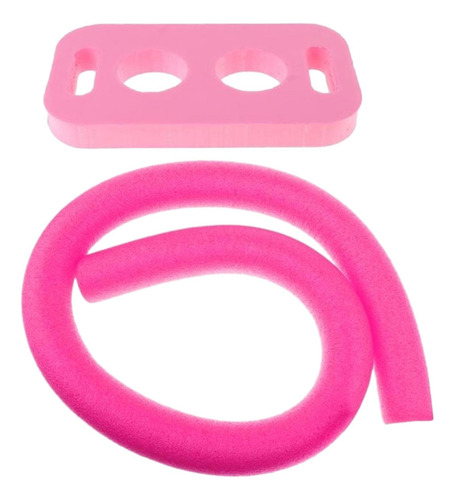 Fideos Flotantes Para Piscina Con Conector, Tubo Rosa