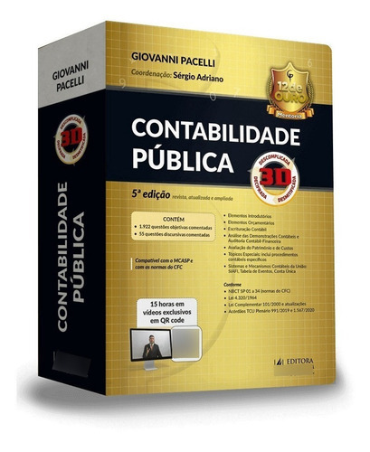 Contabilidade Pública - 3d - 5ª Edição (2023) - Novo