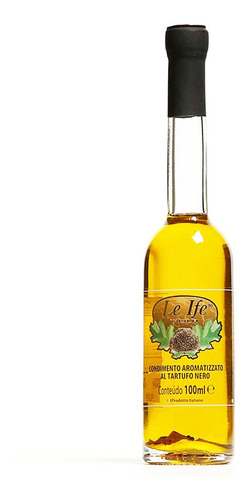 Imagem 1 de 2 de Azeite Extra Virgem Com Tartufo Negro Le Ife 100ml