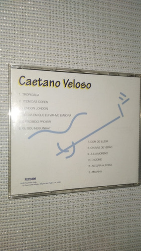 Cd Os Grandes Da Mpb - Caetano Veloso ( 13550 ) (Usado)