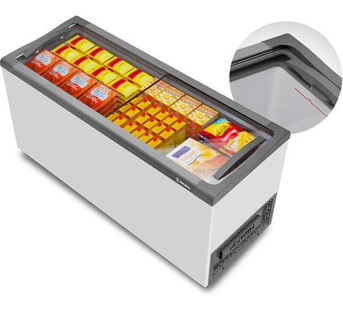Freezer Expositor Horizontal Metalfrio 505 Litr Nf55sb 110v