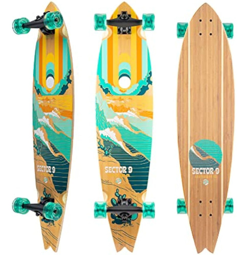 Sector 9 Longboard Complete Offshore Baja Bamboo