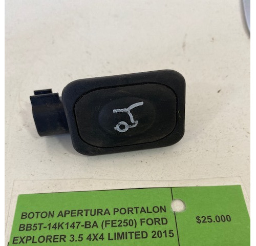 Botón Apertura Portalón Ford Explorer 3.5 4x4 Limited 2015