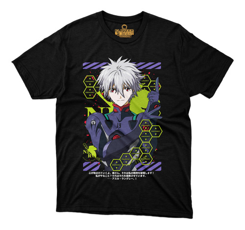 Playera Anime Evangelion Kaworu Nagisa Eva 13 Neon Genesis