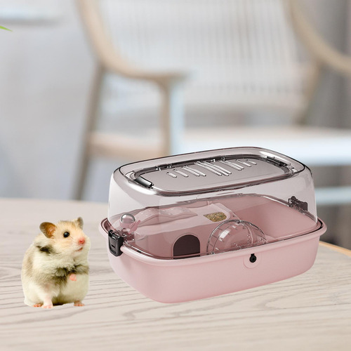 Jaula De Hámster Jaula De Animales Pequeños Hábitat Rosa