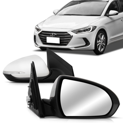 Retrovisor Externo Elantra 2017 18 Com Pisca