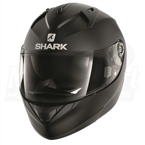 Capacete Fechado Oculos Solar Shark Ridill Preto Fosco Kma 