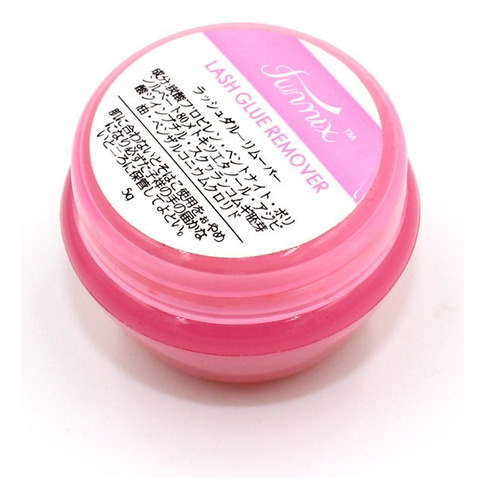 Removedor De Cola Extensão Cílios Funmix Creme 5g Morango
